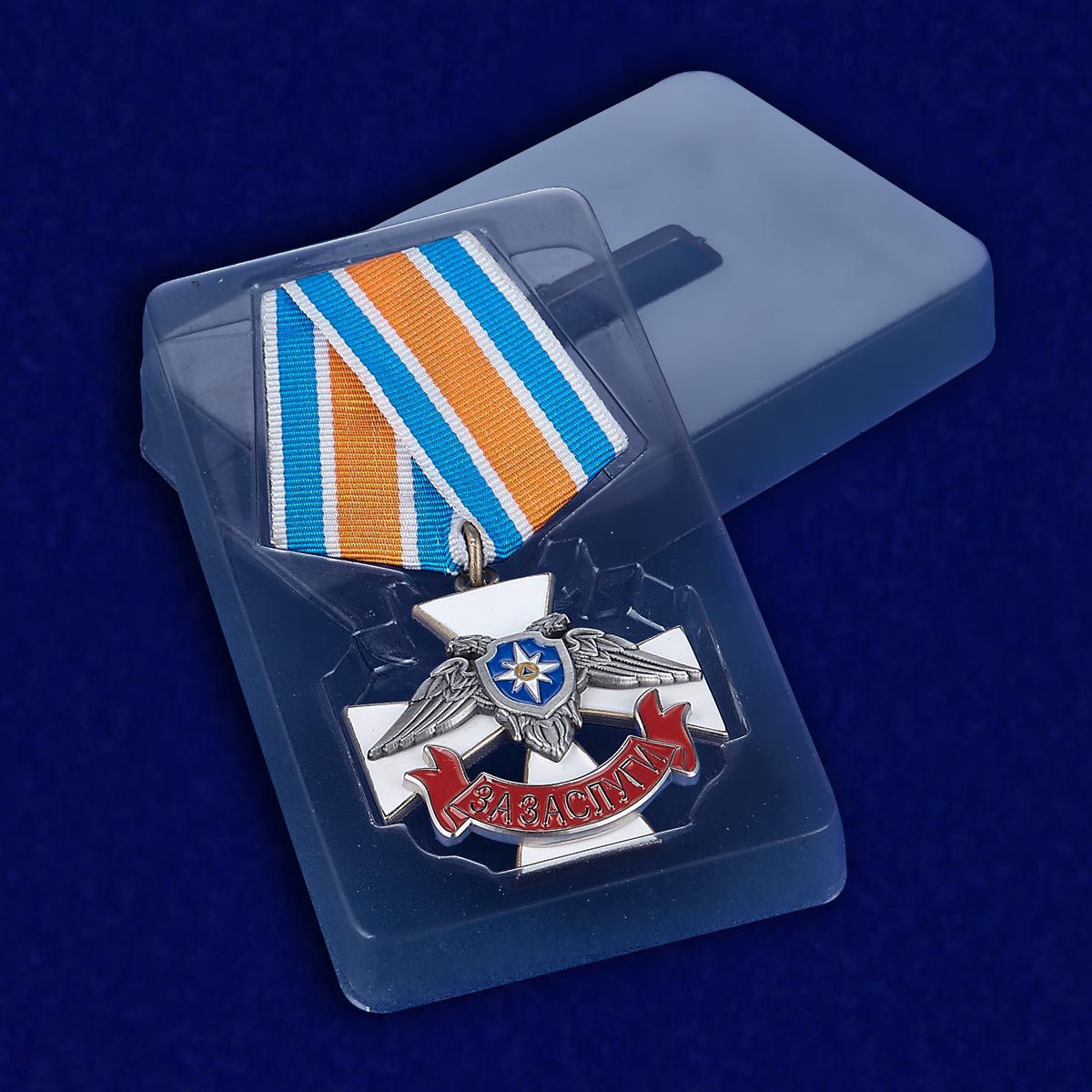 Крест «За заслуги МЧС ДНР» с удобной доставкой