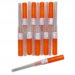 Медицинская декомпрессионная игла 14G (2 х 70 мм)