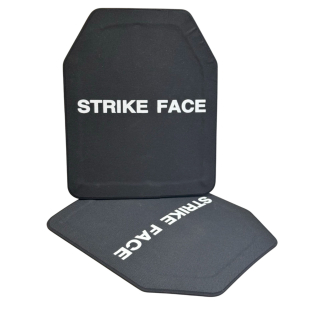 Комплект бронеплит 250х300 мм NIJ IIIA+ из легированной стали (2 шт)