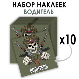 Набор наклеек "Водитель" (8.7х8 см)