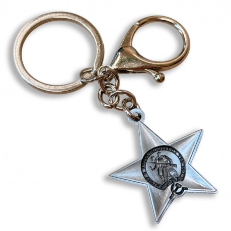 Металлический брелок-медаль «100 лет Советской Армии и Флота» Металлический брелок-медаль «100 лет Советской Армии и Флота»