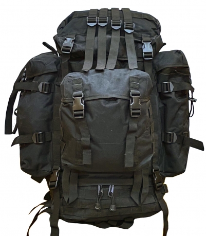100-литровый модульный тактический рюкзак (черный) 