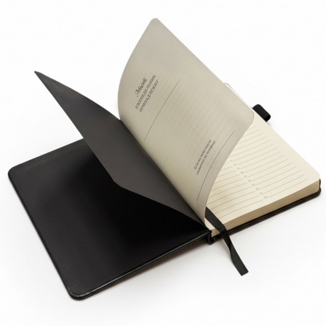 Карманный блокнот "Войска РЭБ" из эко-кожи (11х14.5 см)