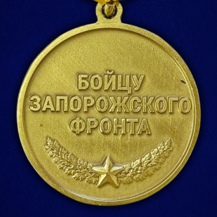 Медаль бойцу Запорожского фронта "За штурм Запорожья"