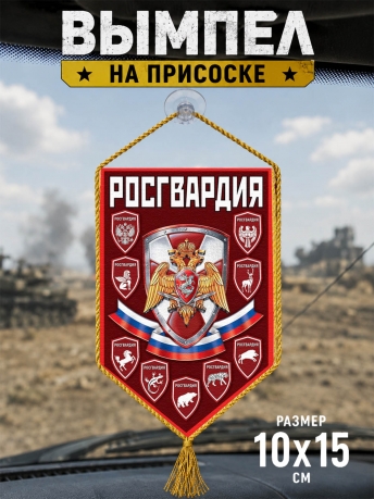 Вымпел на присоске Росгвардия РФ