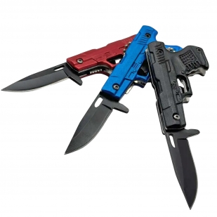 Складной нож Browning в форме пистолета (Красный)