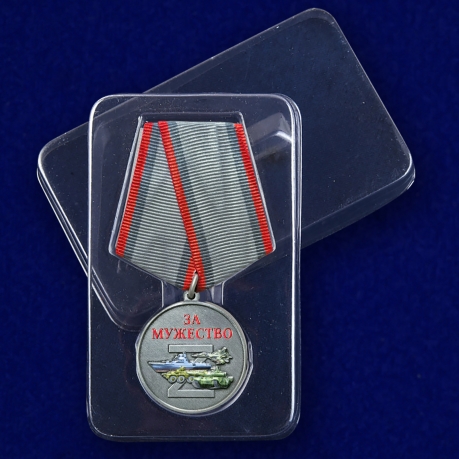 Медаль "Участник СВО" За мужество на подставке