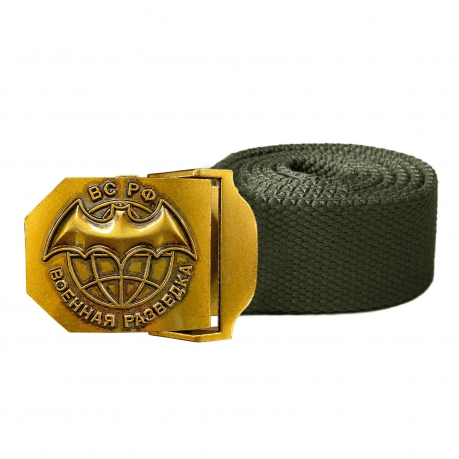 Ремень поясной с пряжкой "Военная разведка" Ремень поясной с пряжкой "Военная разведка"