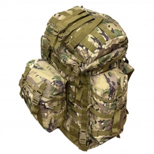 Тактический рюкзак 80л с системой MOLLE и поясным ремнем (Мультикам)