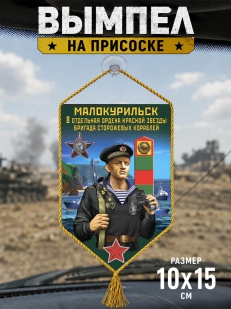 Автомобильный вымпел 8 отдельная бригада сторожевых кораблей