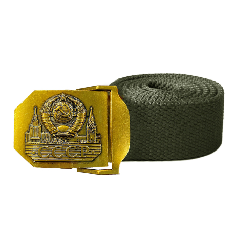 Брючный ремень с пряжкой "СССР" Брючный ремень с пряжкой "СССР"
