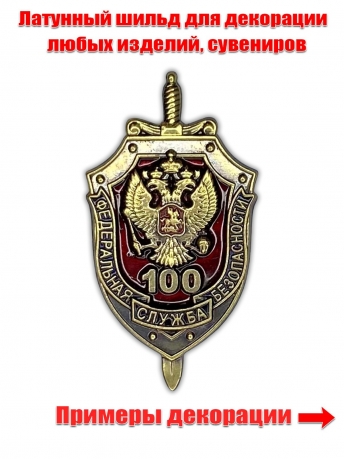 Сувенирный жетон "100 лет ФСБ"
