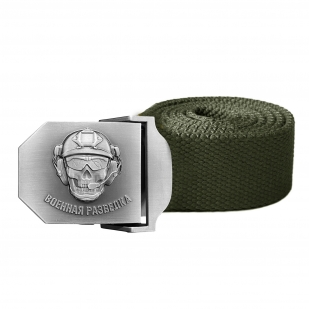 Текстильный мужской ремень военного разведчика