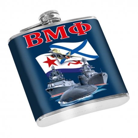 Карманная фляжка "ВМФ" Карманная фляжка "ВМФ"