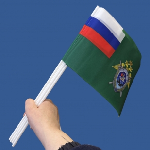 Комплект флажков Следственного комитета на палочке (5шт)