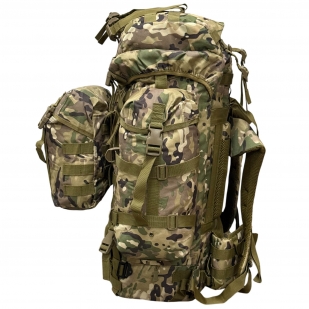 Тактический рюкзак 80л с системой MOLLE и поясным ремнем (Мультикам)