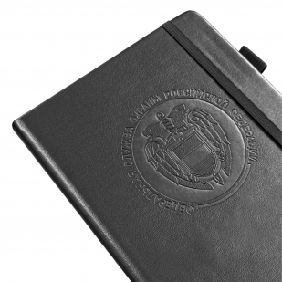 Кожаный блокнот ФСО (13.5х19.5 см)