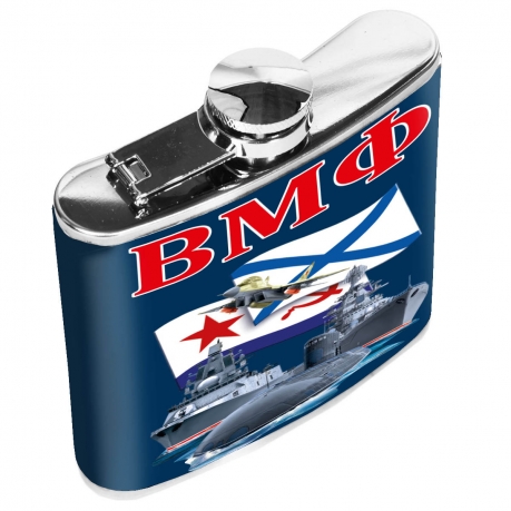 Карманная фляжка "ВМФ" Карманная фляжка "ВМФ"