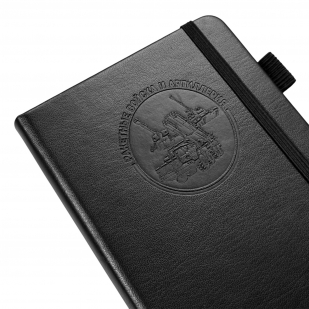 Карманный блокнот РВиА из эко-кожи (11х14.5 см)