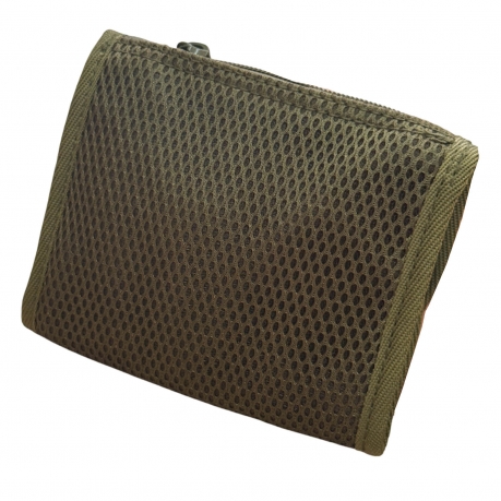 Компактный дорожный кошелёк на шнурке для денег и документов (Хаки)