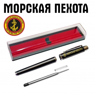 Подарочная ручка "Морская пехота" в футляре