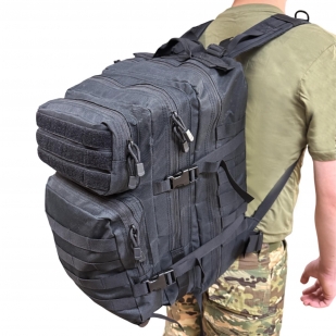 Многофункциональный рюкзак с системой MOLLE (Черный 45-50 л)