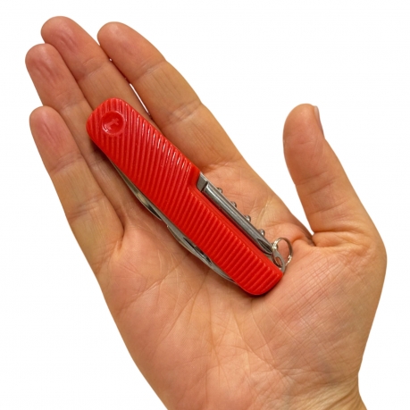 Походный нож мультитул 5-в-1 (нож 60мм, штопор, отвертка, открывалка, консервный нож)