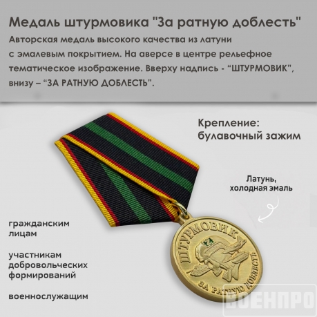 Медаль штурмовика "За ратную доблесть"