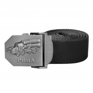 Ремень брючный мужской с символикой РВиА на пряжке Ремень брючный мужской с символикой РВиА на пряжке