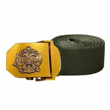 Мужской поясной ремень с гербом РФ Мужской поясной ремень с гербом РФ