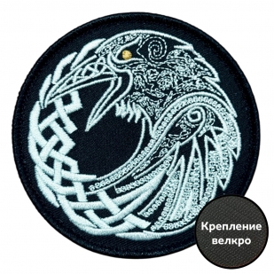 Шеврон на липучке "Ворон"