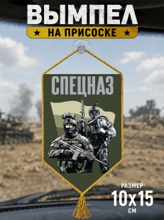 Автомобильный двусторонний вымпел "Спецназ"