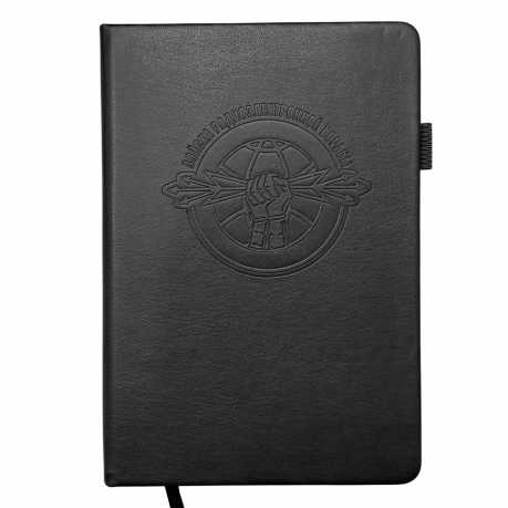 Кожаный блокнот "Войска РЭБ" (13.5х19.5 см)