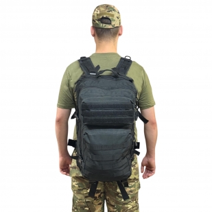 Многофункциональный рюкзак с системой MOLLE (Черный 45-50 л)