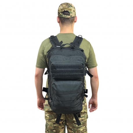 Многофункциональный рюкзак с системой MOLLE (Черный 45-50 л)