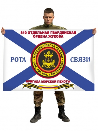 Флаг 810 отдельной Гвардейской бригады морской пехоты Ордена Жукова
