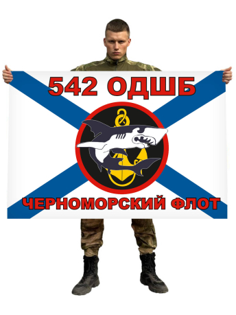 Флаг Морской пехоты 542 ОДШБ