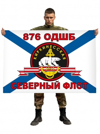 Флаг Морской пехоты 876 ОДШБ СФ