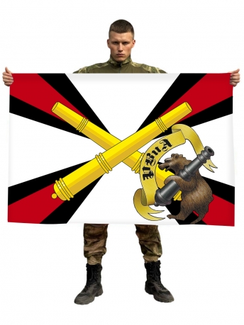 Флаг РВиА с медведем