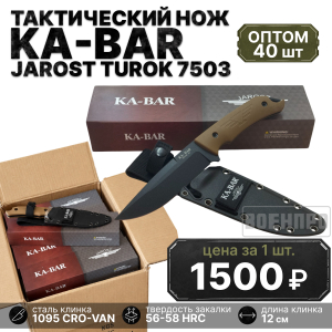 Комплект тактических ножей KA-BAR Jarosz Turok 7503 - 40шт