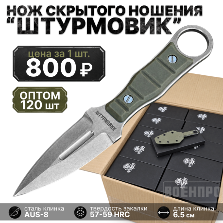 Комплект ножей скрытого ношения "Штурмовик" оптом - 120шт Комплект ножей скрытого ношения "Штурмовик" оптом - 120шт