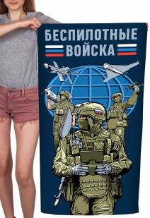 Полотенце "Беспилотные войска" (хлопок; 60x120см)