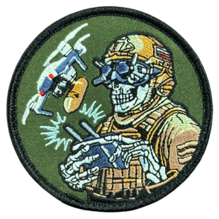 Шеврон СВО на липучке "Дроновод"