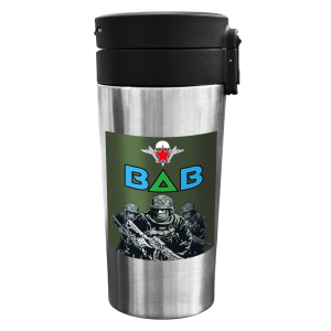 Термокружка "ВДВ" с виниловой наклейкой (300 мл)