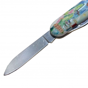 Туристический нож мультитул 5-в-1 (нож 60мм, штопор, отвертка, открывалка, консервный нож)