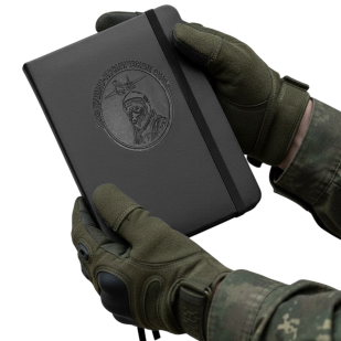 Карманный блокнот ВКС из эко-кожи (11х14.5 см)