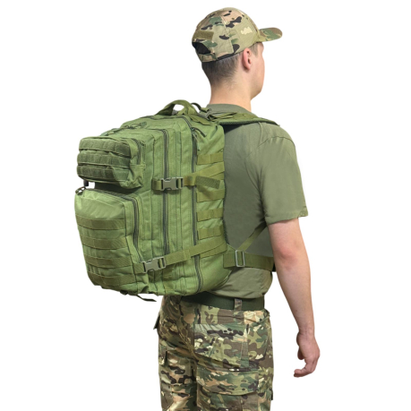 Тактический рюкзак с системой MOLLE (Хаки 45-50 л)