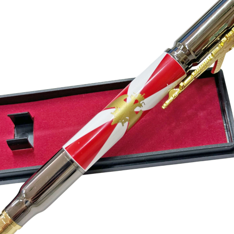 Подарочная ручка патрон "Росгвардия" с затвором и автоматом