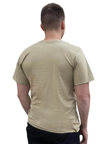 Армейская уставная футболка песочного цвета