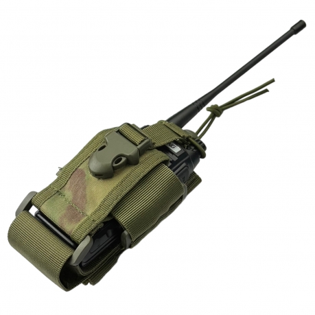 Чехол-держатель для рации тактического назначения (Защитный камуфляж) Чехол-держатель для рации тактического назначения (Защитный камуфляж)